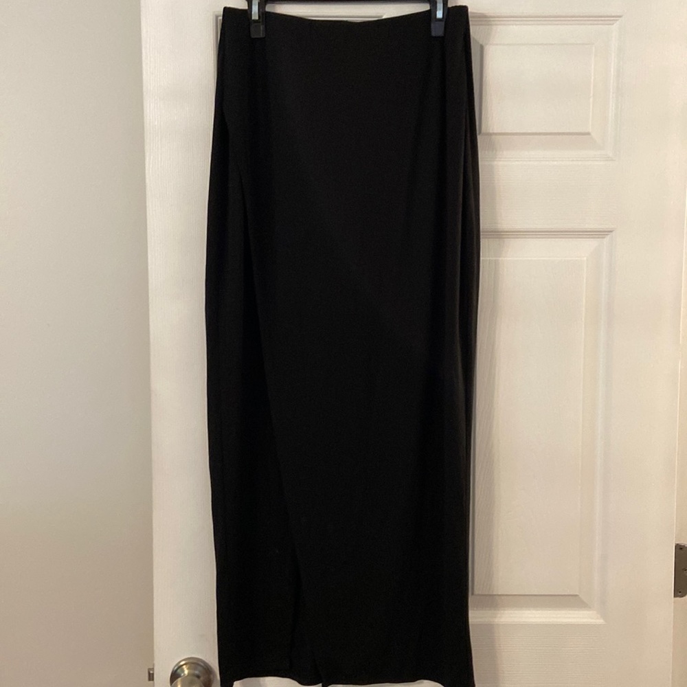 White House Black Market Maxi Skirt size S length 38” waist 28” with elastic - Picture 1 of 15